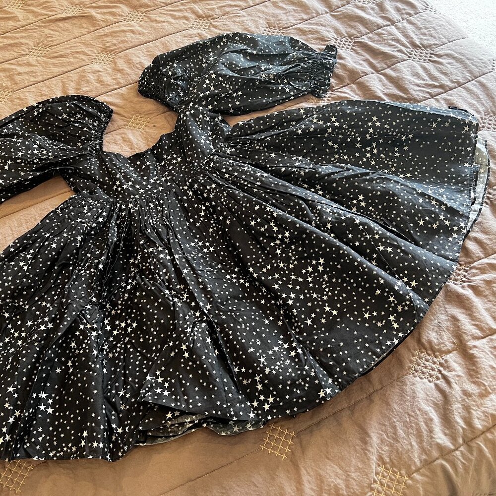 Selkie - The Puff Dress - Starry Night - M